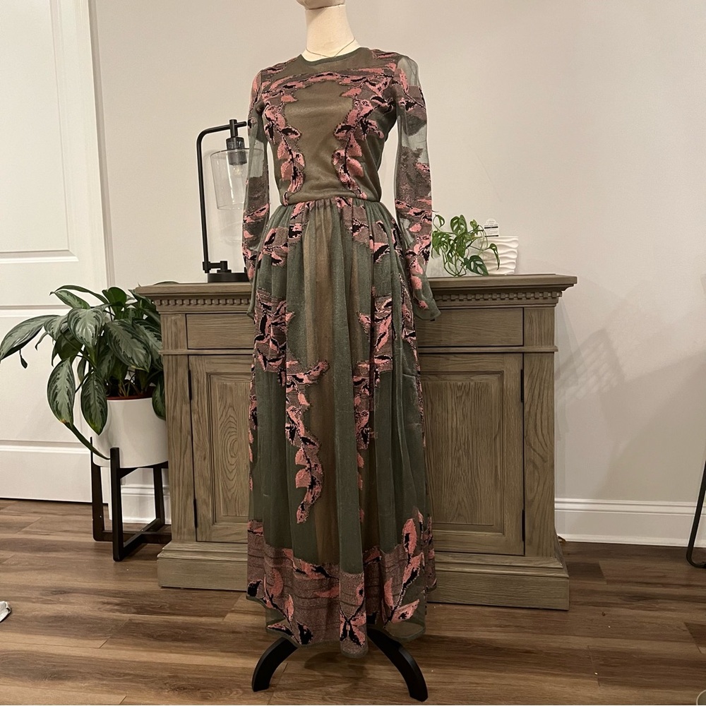 NWT Kukhareva London Millie Ball Gown Long Sleeve UK 8 US 4 - Picture 4 of 16